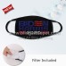 2020 New Arrival Comfortable Cotton Face Mask with BIDEN HARRIS Rhinestones Transfers